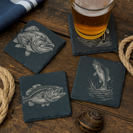 Engraved coasters