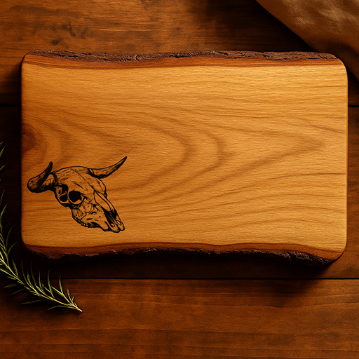 Engraved wood product